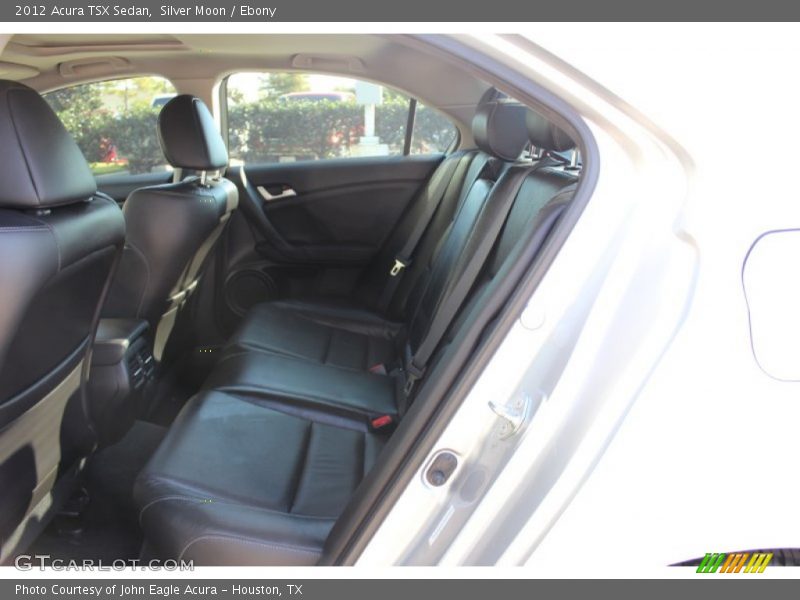 Silver Moon / Ebony 2012 Acura TSX Sedan