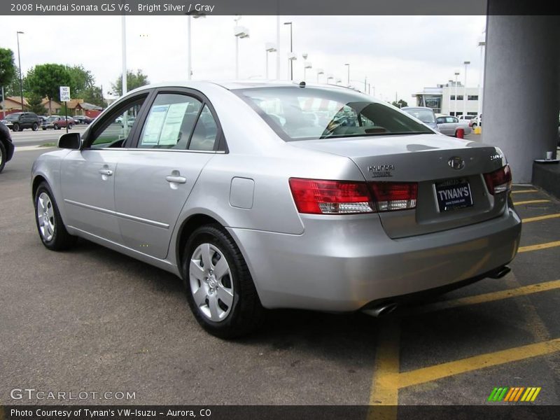 Bright Silver / Gray 2008 Hyundai Sonata GLS V6