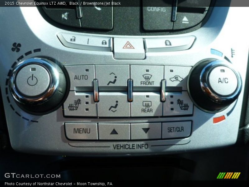 Black / Brownstone/Jet Black 2015 Chevrolet Equinox LTZ AWD