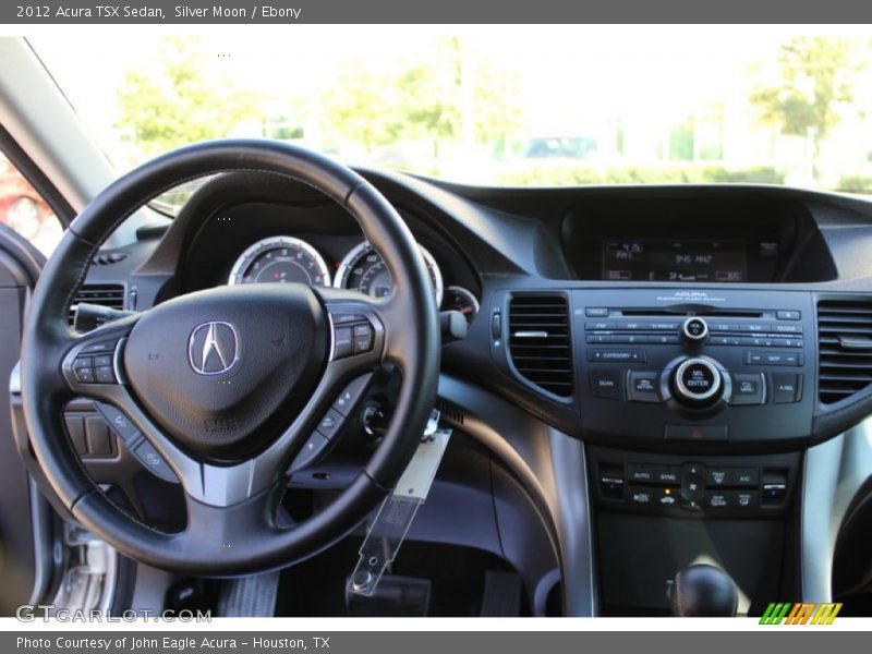 Silver Moon / Ebony 2012 Acura TSX Sedan