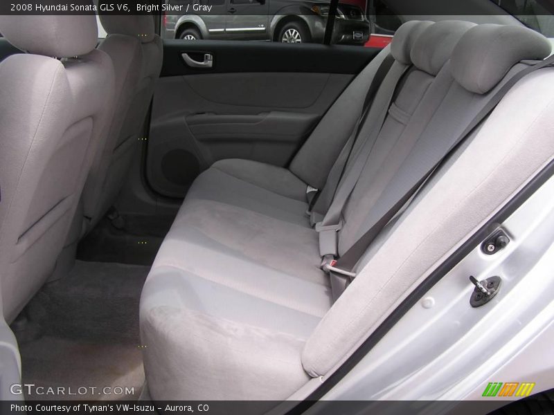 Bright Silver / Gray 2008 Hyundai Sonata GLS V6