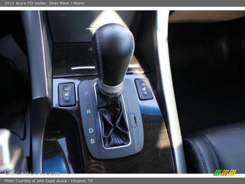 Silver Moon / Ebony 2012 Acura TSX Sedan
