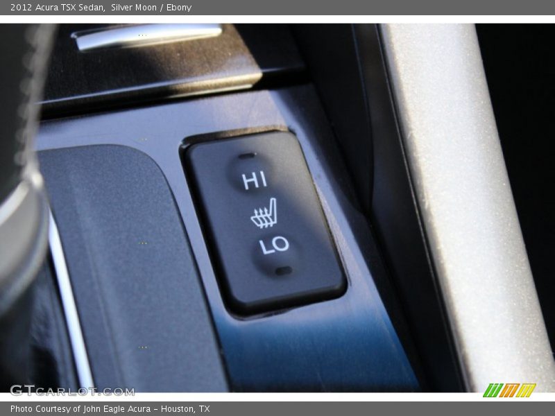 Silver Moon / Ebony 2012 Acura TSX Sedan