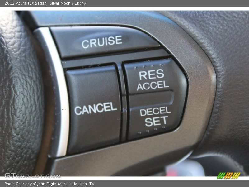 Silver Moon / Ebony 2012 Acura TSX Sedan