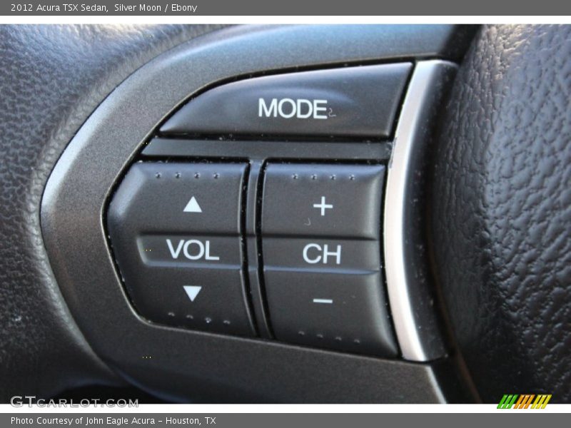 Silver Moon / Ebony 2012 Acura TSX Sedan