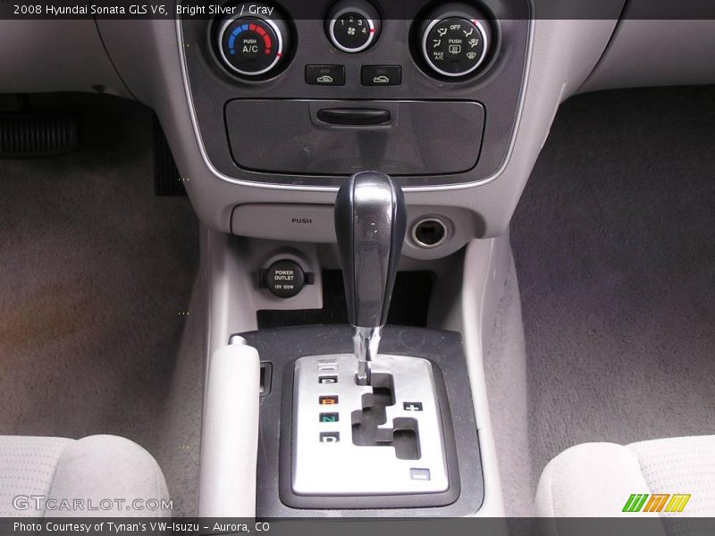 Bright Silver / Gray 2008 Hyundai Sonata GLS V6