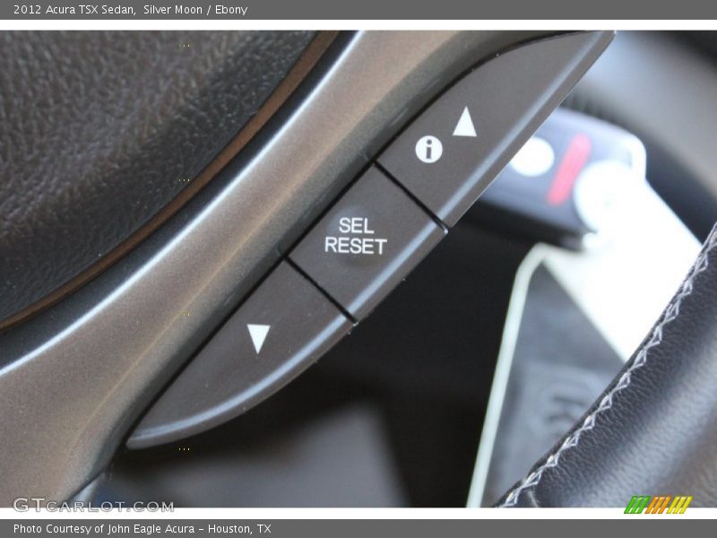 Silver Moon / Ebony 2012 Acura TSX Sedan