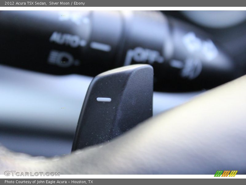 Silver Moon / Ebony 2012 Acura TSX Sedan