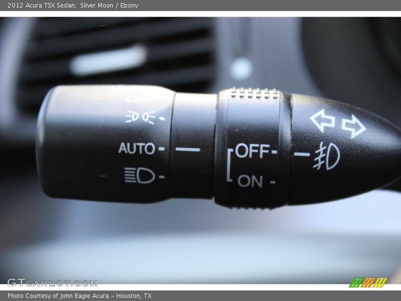 Silver Moon / Ebony 2012 Acura TSX Sedan