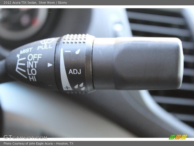 Silver Moon / Ebony 2012 Acura TSX Sedan