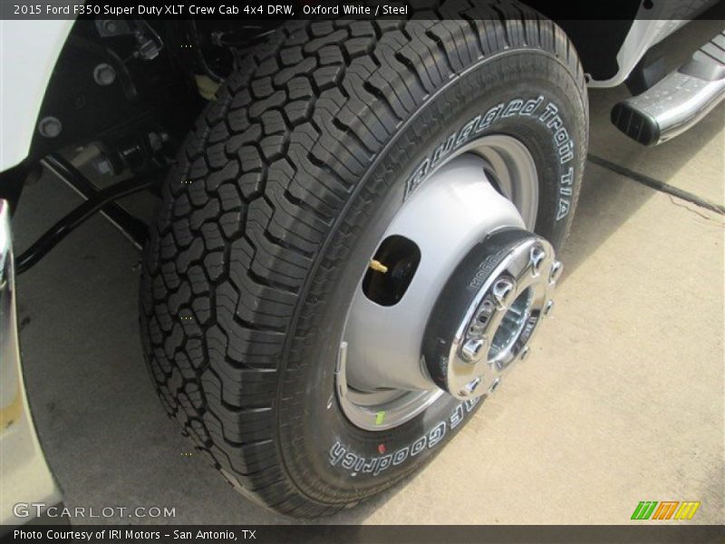 Oxford White / Steel 2015 Ford F350 Super Duty XLT Crew Cab 4x4 DRW