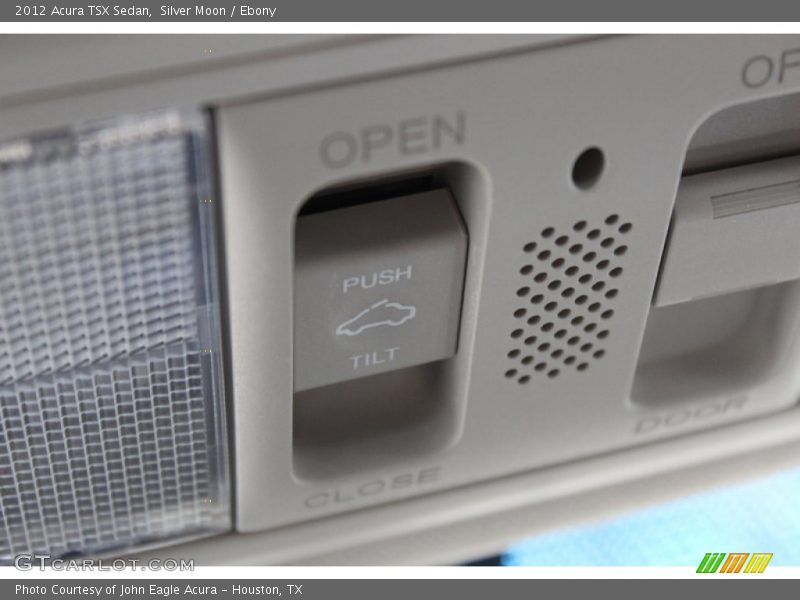 Silver Moon / Ebony 2012 Acura TSX Sedan