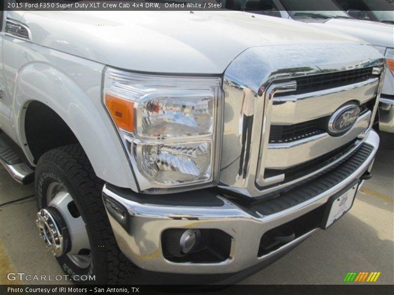 Oxford White / Steel 2015 Ford F350 Super Duty XLT Crew Cab 4x4 DRW