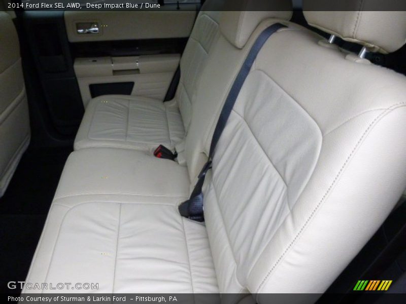 Deep Impact Blue / Dune 2014 Ford Flex SEL AWD