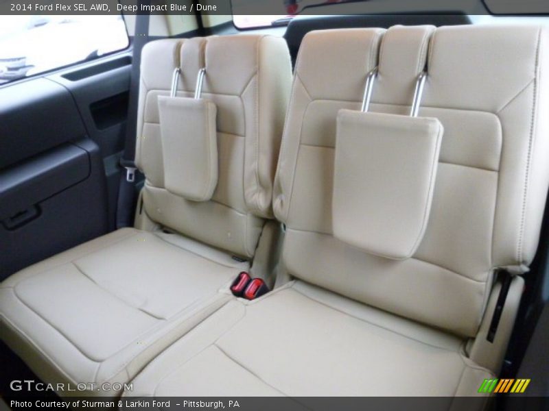 Deep Impact Blue / Dune 2014 Ford Flex SEL AWD