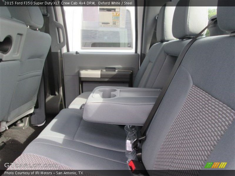 Oxford White / Steel 2015 Ford F350 Super Duty XLT Crew Cab 4x4 DRW