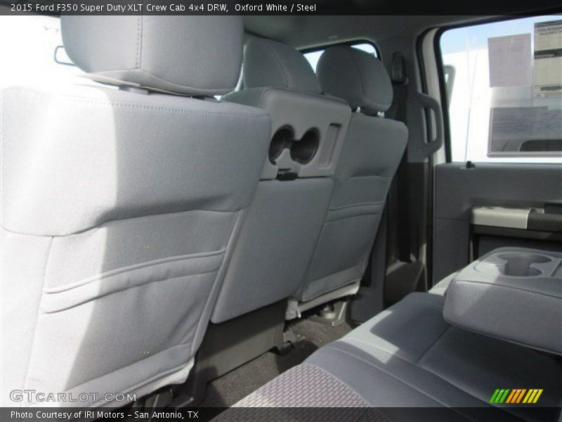 Oxford White / Steel 2015 Ford F350 Super Duty XLT Crew Cab 4x4 DRW