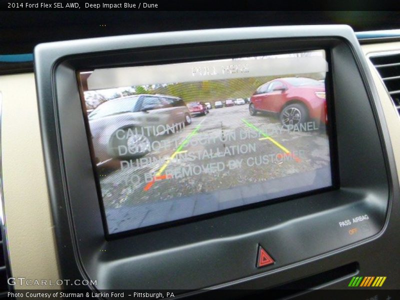 Deep Impact Blue / Dune 2014 Ford Flex SEL AWD