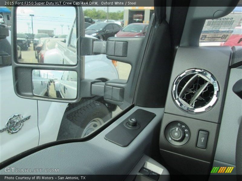 Oxford White / Steel 2015 Ford F350 Super Duty XLT Crew Cab 4x4 DRW