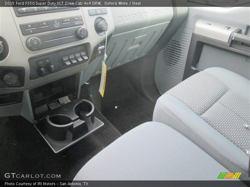 Oxford White / Steel 2015 Ford F350 Super Duty XLT Crew Cab 4x4 DRW