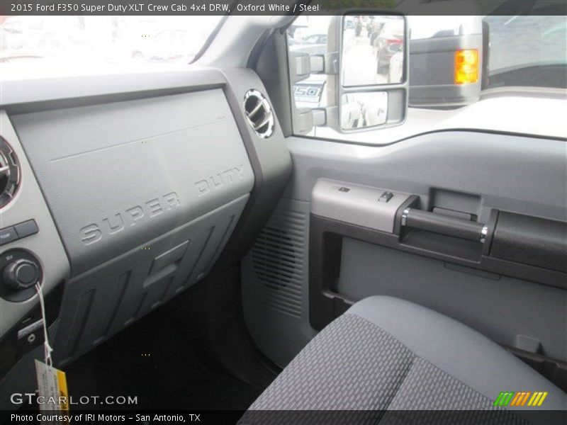 Oxford White / Steel 2015 Ford F350 Super Duty XLT Crew Cab 4x4 DRW