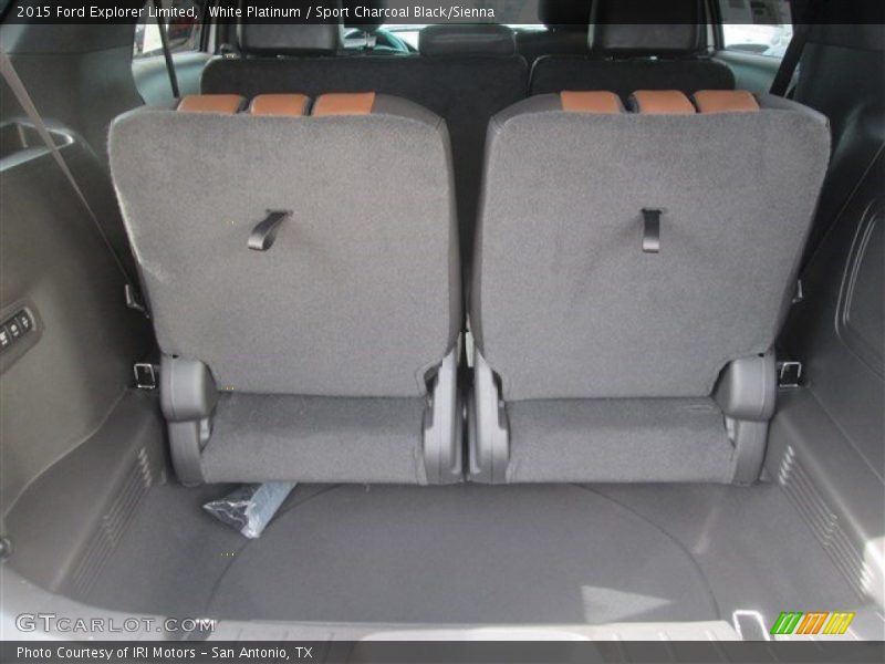 White Platinum / Sport Charcoal Black/Sienna 2015 Ford Explorer Limited
