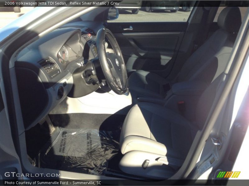 Reflex Silver Metallic / Grey 2006 Volkswagen Jetta TDI Sedan