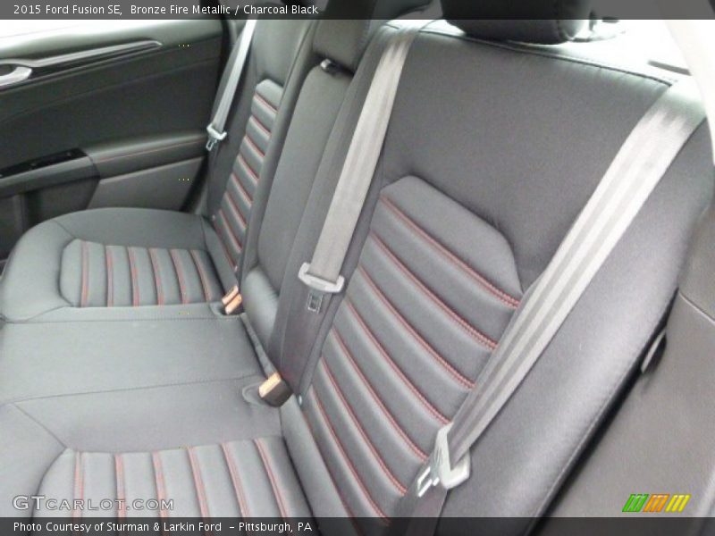 Bronze Fire Metallic / Charcoal Black 2015 Ford Fusion SE