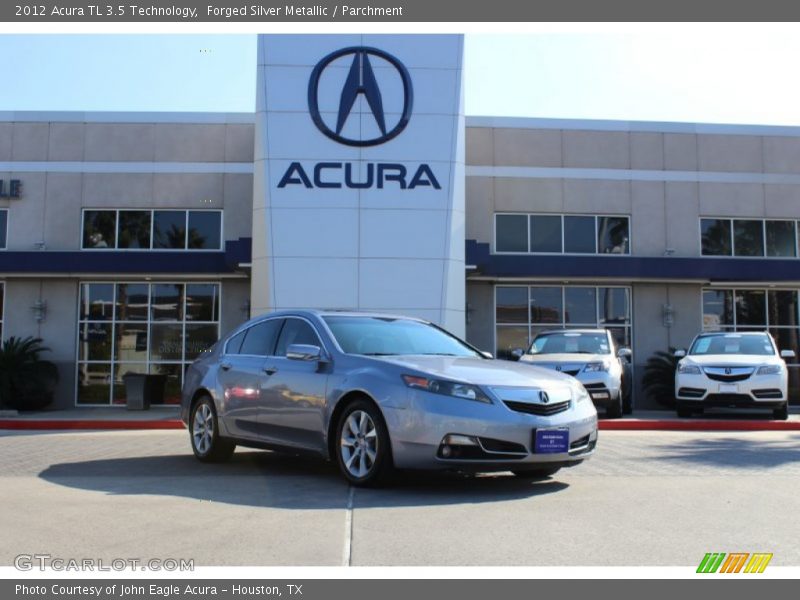 Forged Silver Metallic / Parchment 2012 Acura TL 3.5 Technology