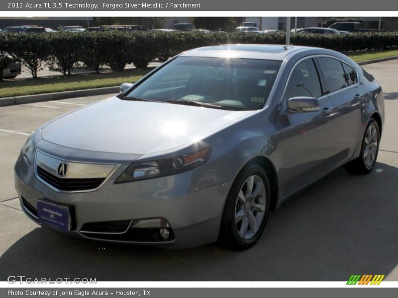 Forged Silver Metallic / Parchment 2012 Acura TL 3.5 Technology