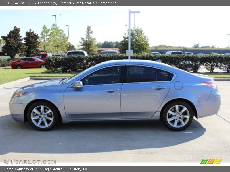 Forged Silver Metallic / Parchment 2012 Acura TL 3.5 Technology