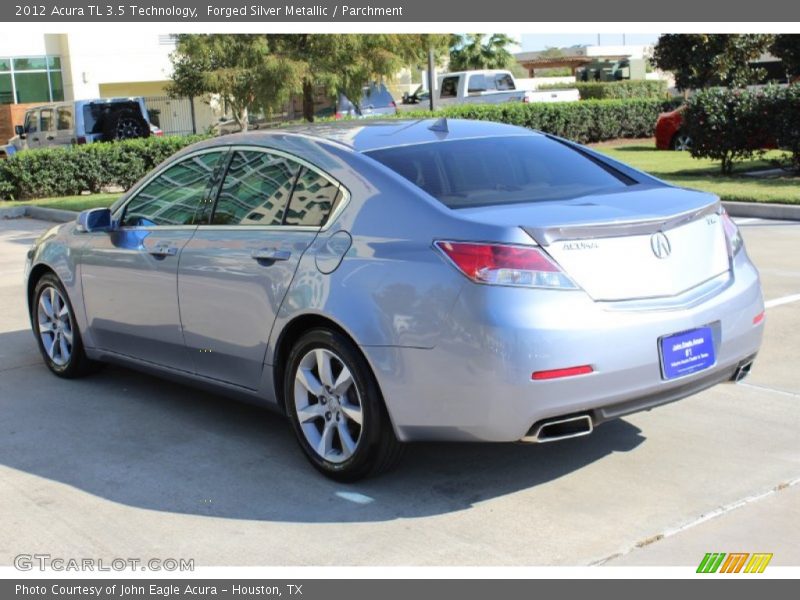 Forged Silver Metallic / Parchment 2012 Acura TL 3.5 Technology