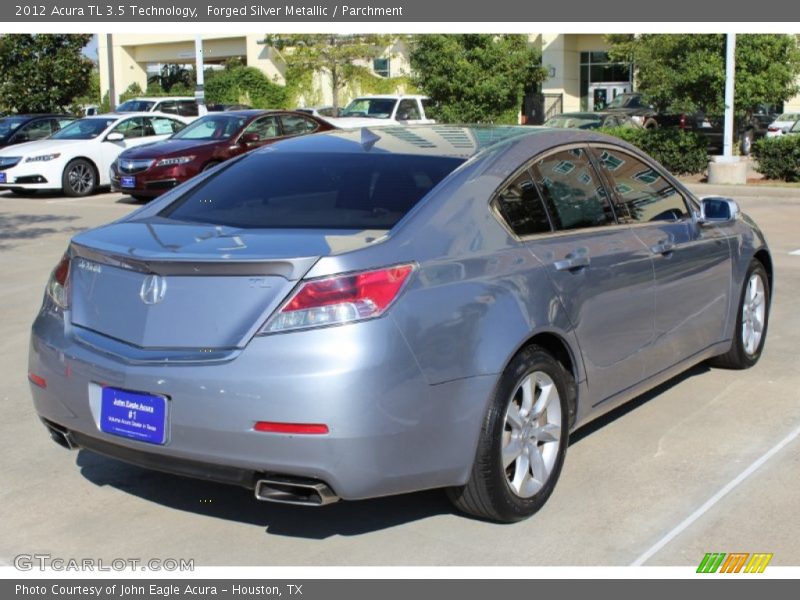 Forged Silver Metallic / Parchment 2012 Acura TL 3.5 Technology