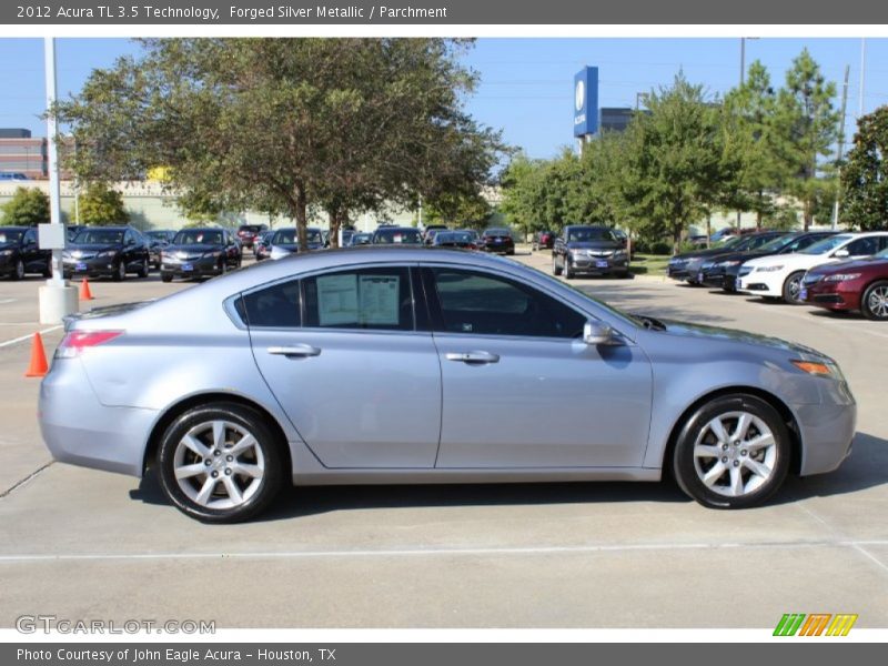 Forged Silver Metallic / Parchment 2012 Acura TL 3.5 Technology
