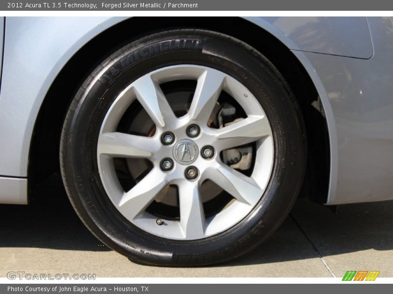 Forged Silver Metallic / Parchment 2012 Acura TL 3.5 Technology