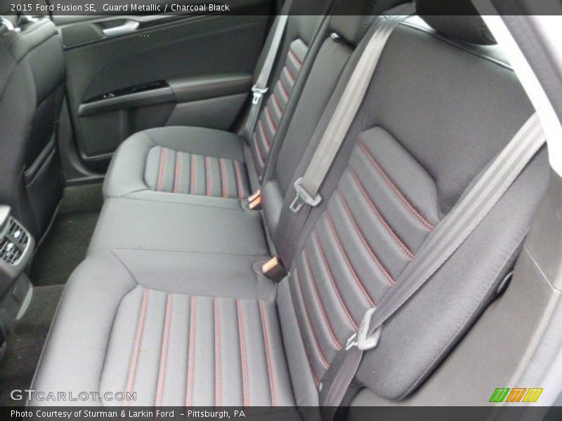 Guard Metallic / Charcoal Black 2015 Ford Fusion SE