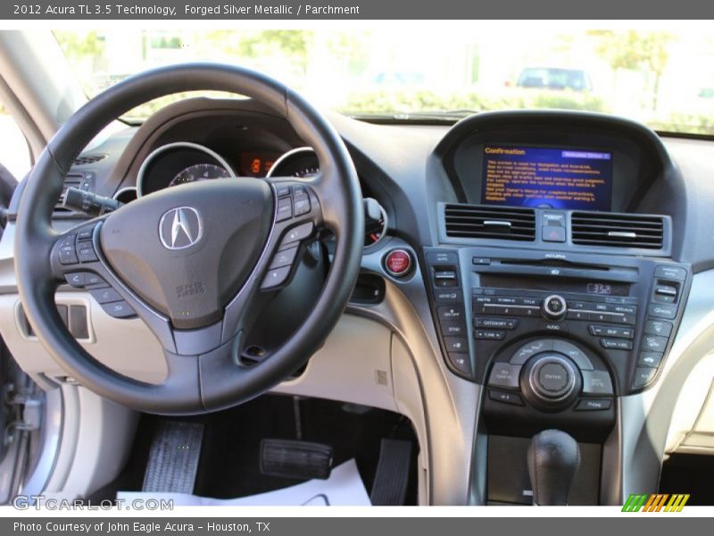Forged Silver Metallic / Parchment 2012 Acura TL 3.5 Technology