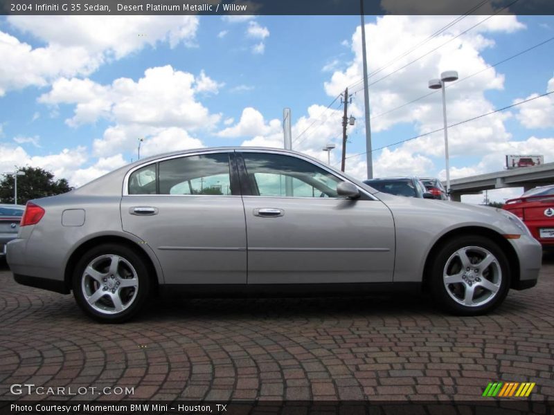 Desert Platinum Metallic / Willow 2004 Infiniti G 35 Sedan
