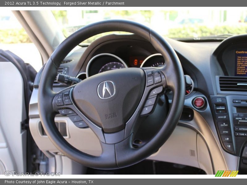 Forged Silver Metallic / Parchment 2012 Acura TL 3.5 Technology