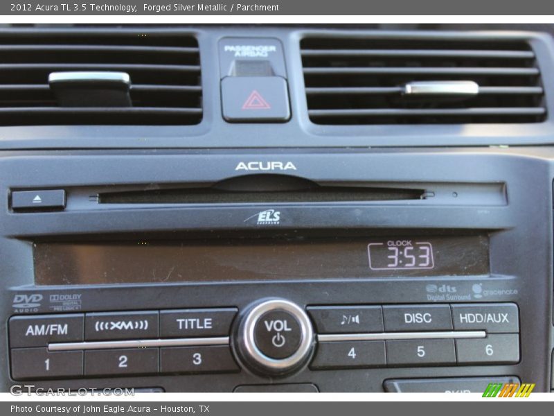 Forged Silver Metallic / Parchment 2012 Acura TL 3.5 Technology