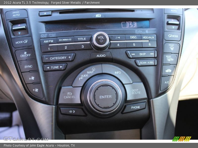 Forged Silver Metallic / Parchment 2012 Acura TL 3.5 Technology