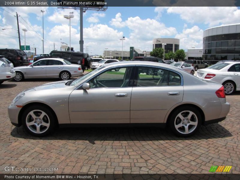 Desert Platinum Metallic / Willow 2004 Infiniti G 35 Sedan