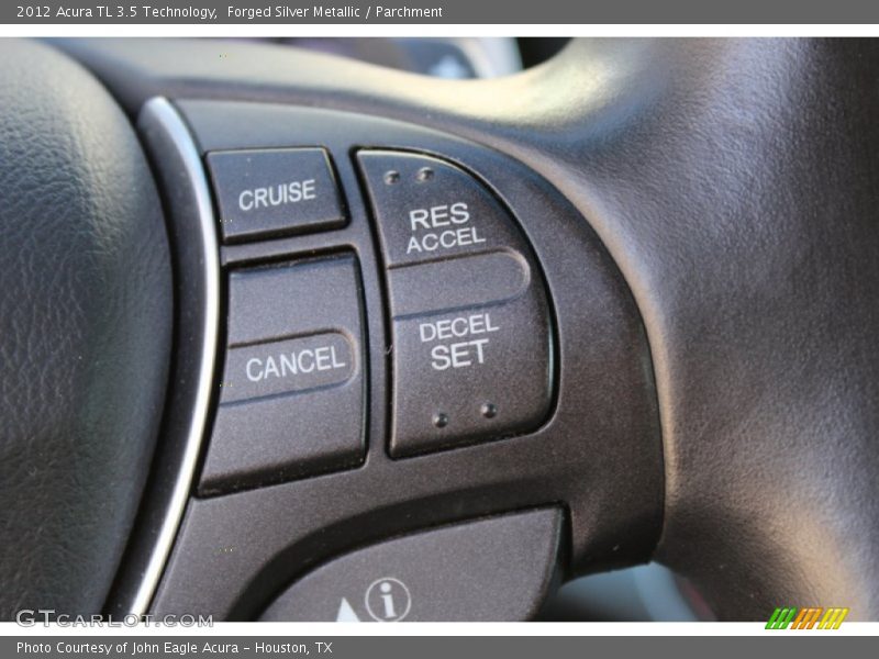 Forged Silver Metallic / Parchment 2012 Acura TL 3.5 Technology
