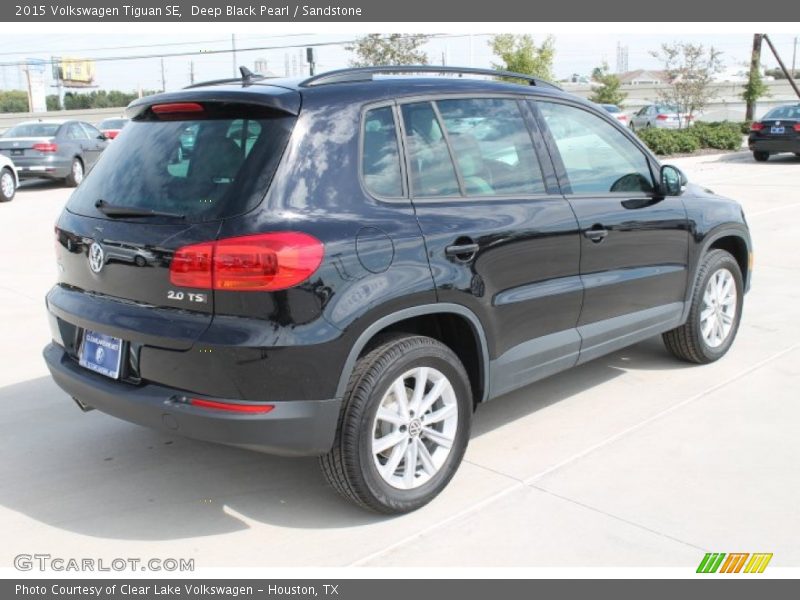 Deep Black Pearl / Sandstone 2015 Volkswagen Tiguan SE