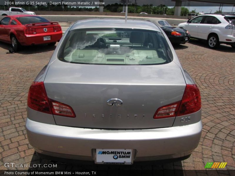 Desert Platinum Metallic / Willow 2004 Infiniti G 35 Sedan
