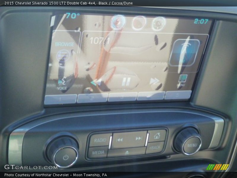 Black / Cocoa/Dune 2015 Chevrolet Silverado 1500 LTZ Double Cab 4x4