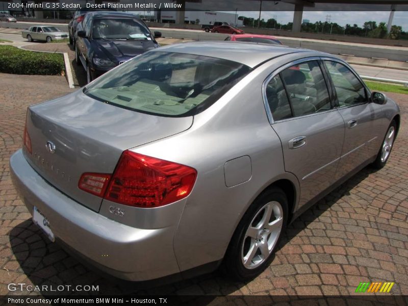 Desert Platinum Metallic / Willow 2004 Infiniti G 35 Sedan