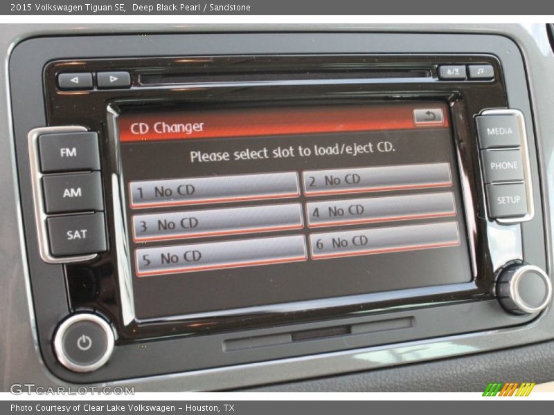 Deep Black Pearl / Sandstone 2015 Volkswagen Tiguan SE