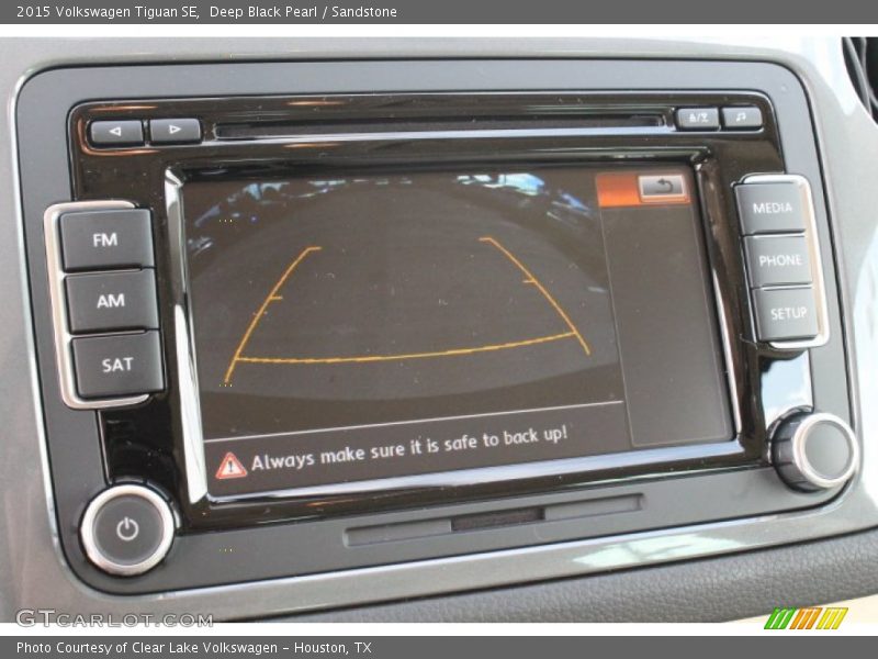 Deep Black Pearl / Sandstone 2015 Volkswagen Tiguan SE