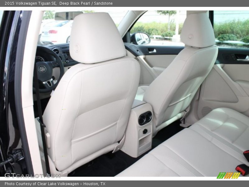 Deep Black Pearl / Sandstone 2015 Volkswagen Tiguan SE